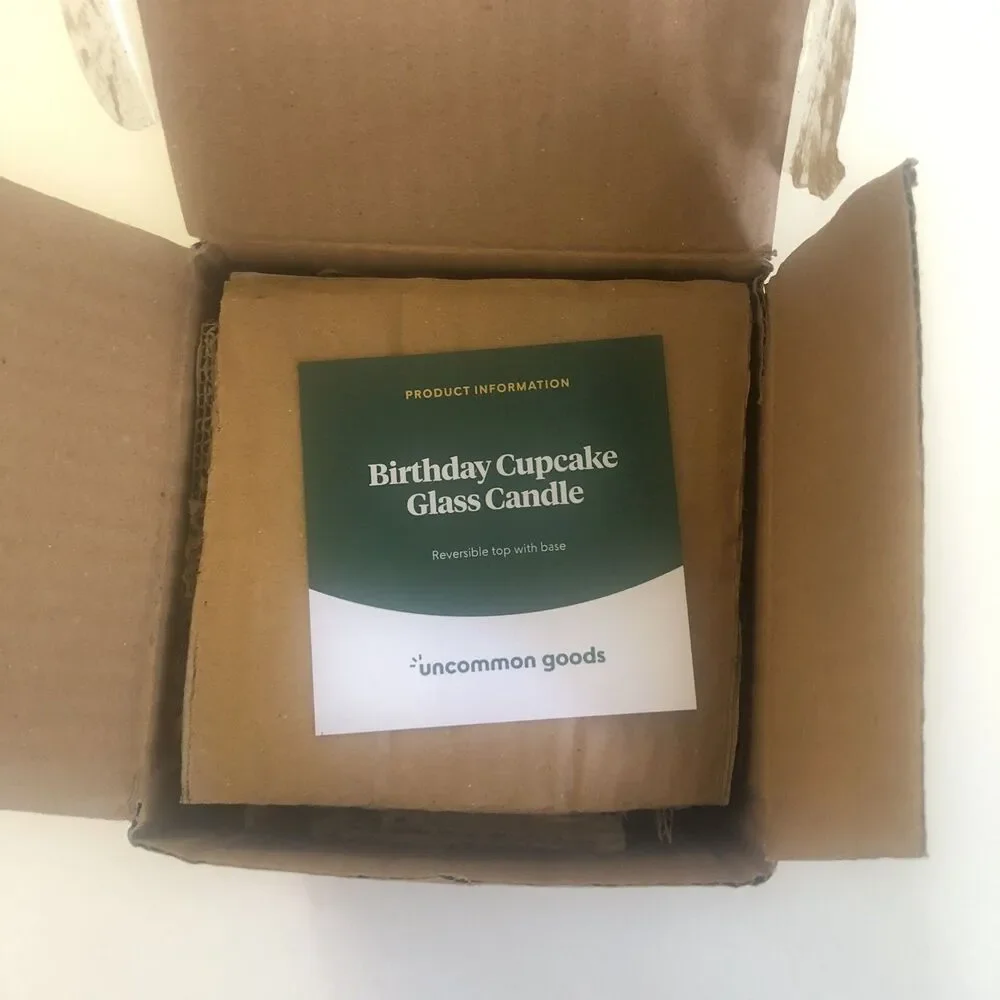 Birthday Cupcake Glass Candle Jar by Uncommon Goods - Picture 7 of 11